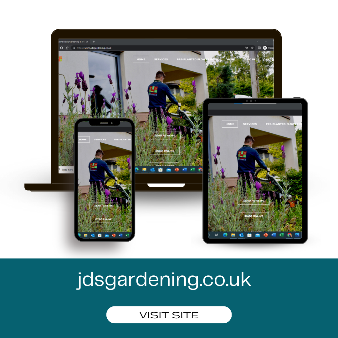 Gardening company web design and SEO services in Scotland by Common Sense Marketing